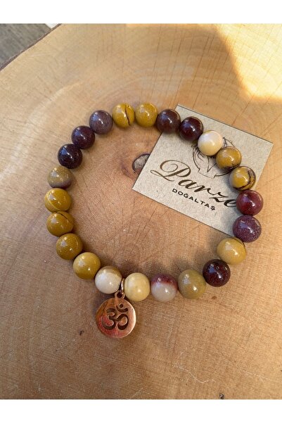 parze doğaltaş Mookaite Jasper Bileklik