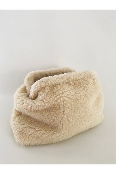 HEYBE'S Γυναικεία βελούδινη τσάντα Teddy Clutch