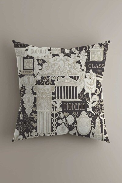 LadiesHome Husă decorativă pentru pernă decorativă digitală cu două fețe, cu ...