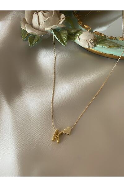 Alexis Carrel Kadın Altın Kaplama K Harfli Kolye