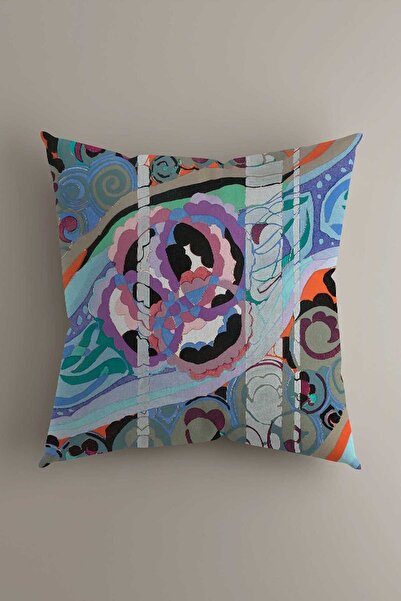 LadiesHome Husă decorativă pentru pernă decorativă digitală cu două fețe, cu ...