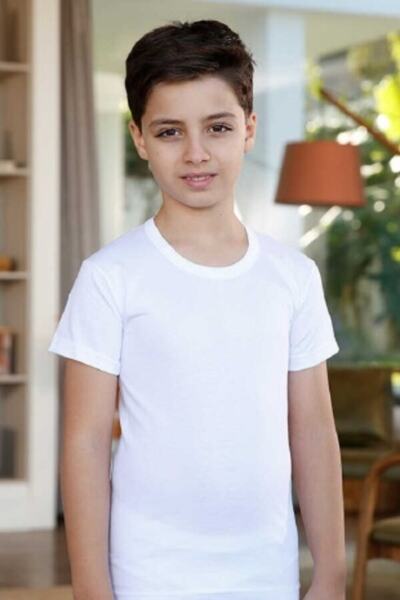 Berrak Erkek Çocuk Atlet Yarım Kol 6'lı