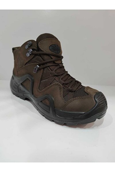 Scooter P1492nh Tactical Nubuck Men's Outdoor Shoes - Waterproof, Brown, Genuine Leather