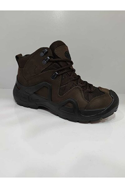 Scooter P1492nh Tactical Nubuck Men's Outdoor Shoes - Waterproof, Brown, Genuine Leather