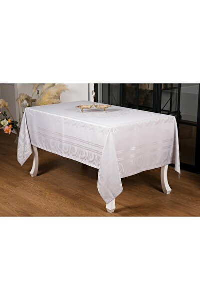 Finezza Față de masă din țesătură din bambus jacquard Mona Lux, gri, dreptung...