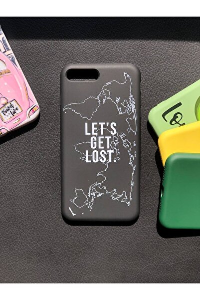 izzytech حافظة إطلاق منقوشة من Lests Get Lost متوافقة مع موديلات Iphone 7 Plu...