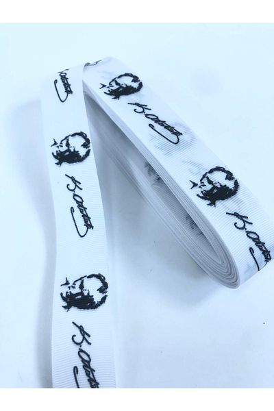 Hobigram Mustafa Kemal Atatürk Signature Grosgrain Κορδέλα 1 μέτρο πλάτος 2 cm – Κορδέλα, κομψό σχέδιο, γυναικείο αξεσουάρ