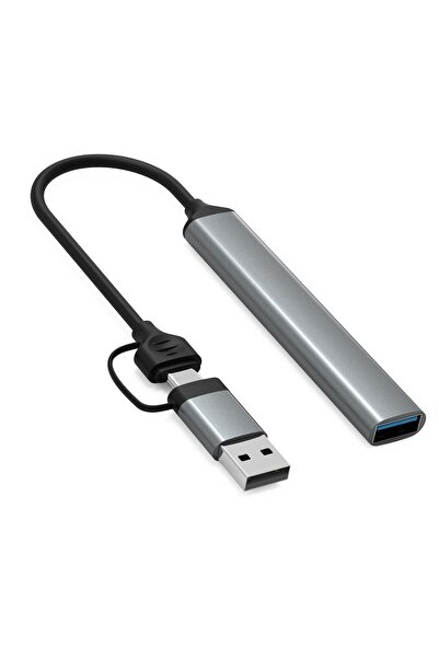 OKMORE Macbook Pro Uyumlu Air 8in1 Samsung Huawei Xiaom Type-c Çoğaltıcı Hub