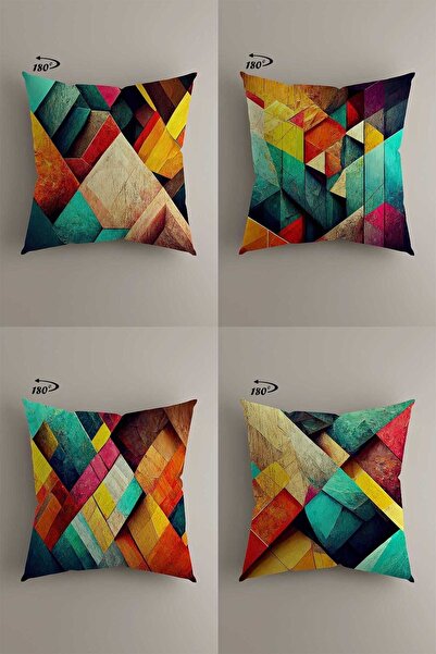 LadiesHome Husă de pernă decorativă cu design decorativ modern, imprimată dig...
