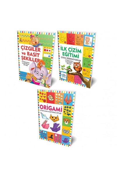 Halk Kitabevi C?İzgiler Ve Origami 3 Kitap
