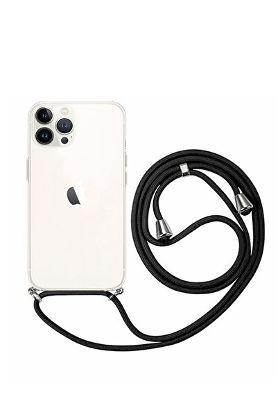 emybox Iphone 14 Pro Max Uyumlu Boyundan Askılı Şeffaf Darbe Emici Antishock ...