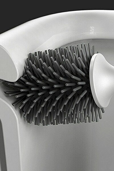 vipgross Antibakteriyel Silikon Klozet Fırçası Kare Skf-01 /beyaz - M2