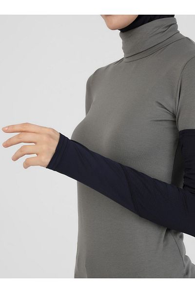 Ecardin Premium ελαστικό και άνετο Navy Blue Sports Athletic - Αέρινο μανίκι πόρων