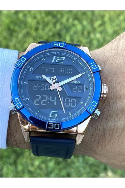 Naviforce Nf-9128m-rsblu Men's Wristwatch