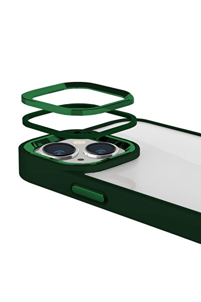 Buff Iphone 13 New Air Bumper Kılıf Green