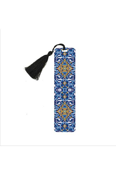 BAKSEPETE Rumi Pattern Printed, Tasseled Bookmark (gift Bookmark, bookmark-138)