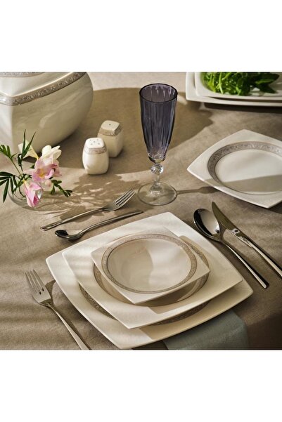 Emsan Yemek Takımı 60 Parça Fıne Bone Dantel
