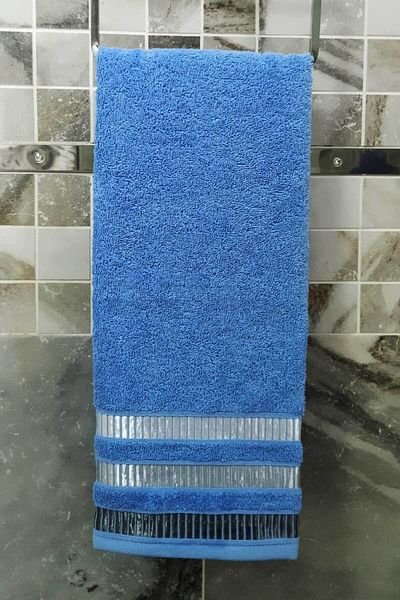 MODANTY Μπλε 50x90 εκ. 100% βαμβακερή πετσέτα χεριών και προσώπου