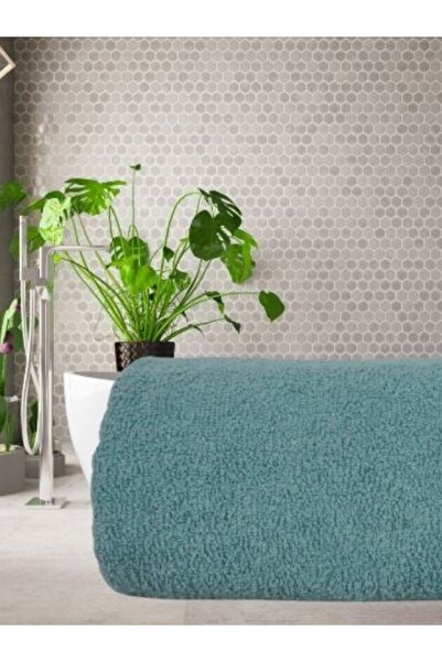 Şelale Can Extra Soft Water Absorbent 90x140 Green Single Bath Towel