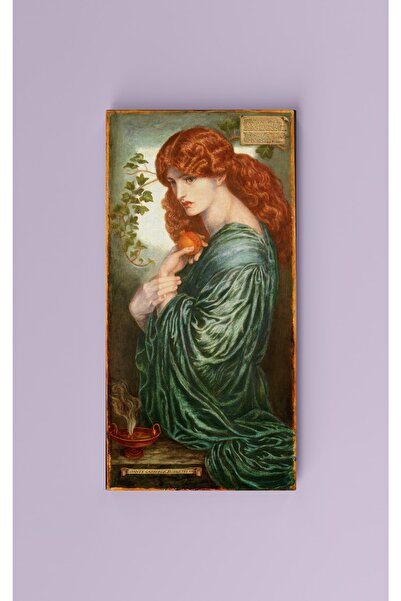Carmen Dante Gabriel Rossetti - Proserpine Kanvas Tablo - Başyapıtlar