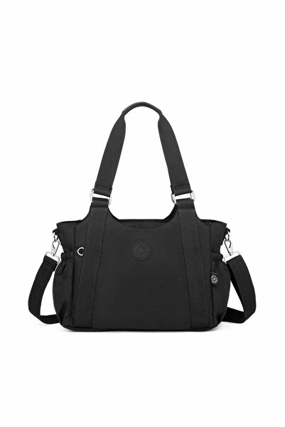 SMART BAGS Smartbags Krinkıl Kumaş Kadın Omuz Çantası 2022-1163 Siyah