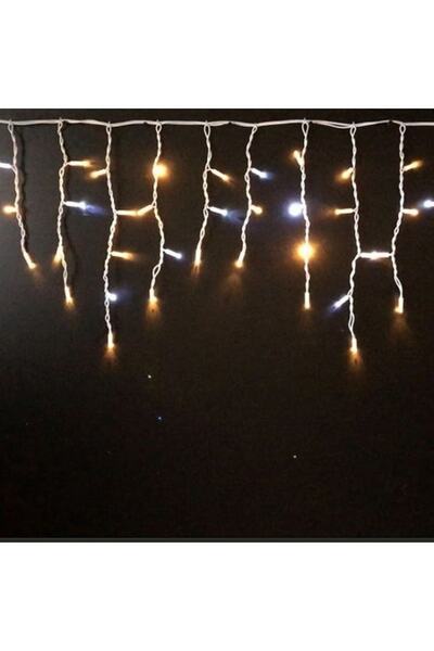 Birleşenler Saçak Led Işık Ip65 Gün Işığı + Beyaz Flaş Led 2,1 X 0,5m Dış Mekan Kanopi Ve Yılbaşı Işığı