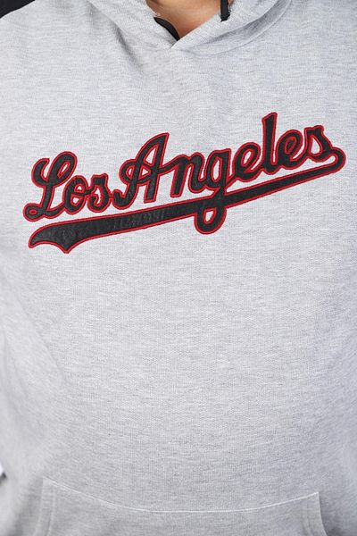 Starbattal Plus Size Sweat Los Angeles 22709-ανθρακί