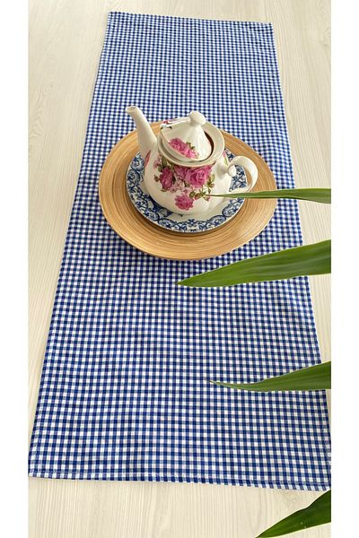 White Alamode Runner Pötikare Bleumarin 40x100