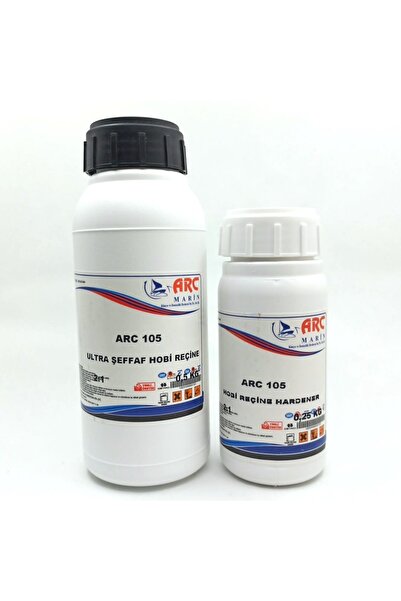 Genel Markalar 105 Epoksi Reçine Ultra Şeffaf Hobi Epoksi Seti 0,75 Kg Set