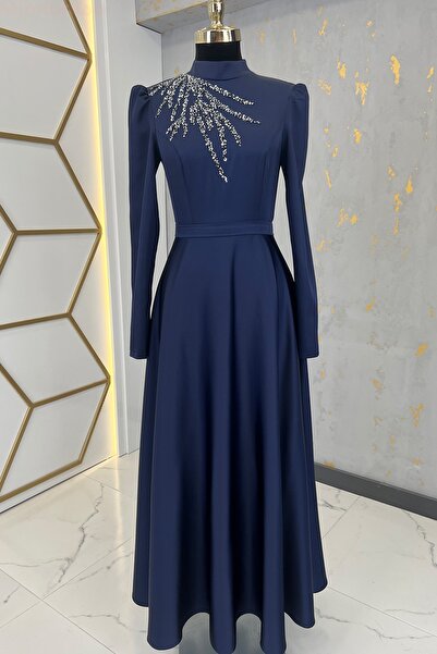 Rana Zenn Mina Abiye Lacivert