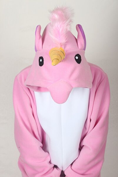 YÜSÜ Yetişkin Unicorn Kostümü Hayvan Kostümü Rahat Pijama Kostümü