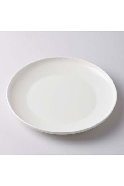 porselenden Kütahya Modern 6 Adet Krem 6 Kişilik Servis Sunum Tabak Takımı Seti