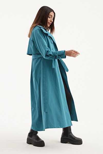 SahraAfra Parrot Oversize Trençkot
