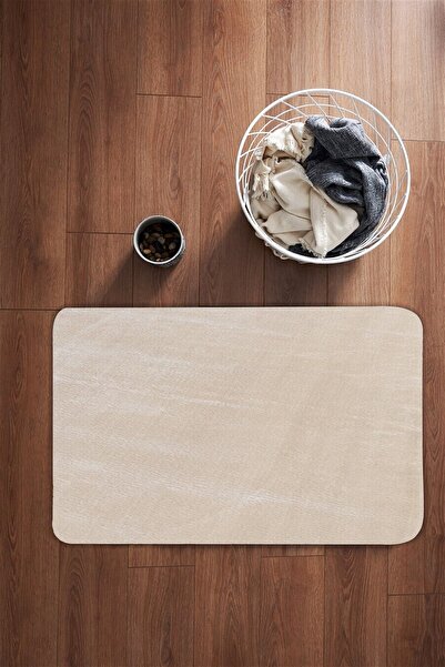 SENORA Dinarsu Tekli Post Peluş Yumuşak Pofuduk Kedi Köpek Paspası Kaymaz Tab...