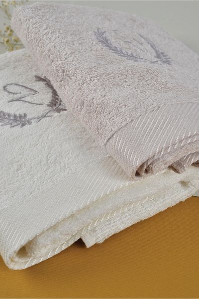 MaLana Havlu Daphne Towel Set 2pcs 50x90 Size