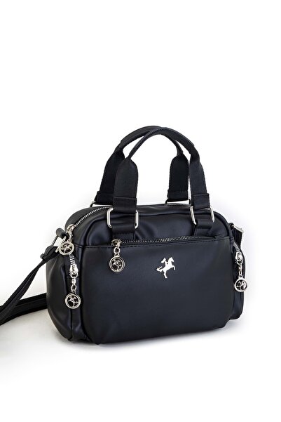 Lifonbag Жіноча чорна 5-секційна водонепроникна сумка через плече