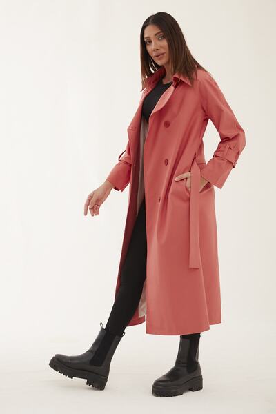 SahraAfra Mixxes Oversize Trençkot