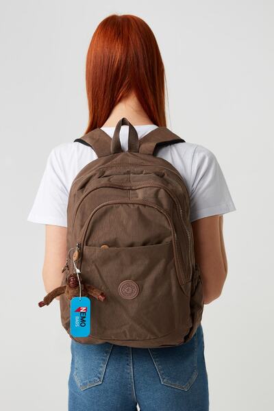 NEMO BAGS حقيبة مدرسية مينك للجنسين حقيبة ظهر للكمبيوتر المحمول وحقيبة سفر حقيبة رياضية مقاومة للماء 40x30x15 سم