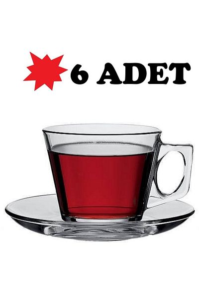 Paşabahçe 97302 Vela Teacup 6 Pieces