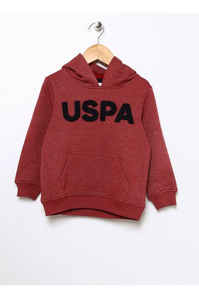 U.S. Polo Assn. Червен суитшърт за момче - Jaxelsk022
