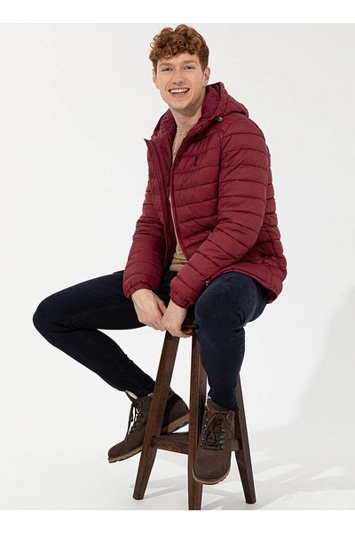 U.S. Polo Assn. Palton roșu pentru bărbați Lack22k