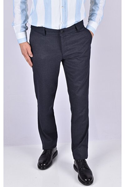 FAZLI ŞAHİN 6073 Can Flannel Mevsm Sports Trousers/navy blue/52
