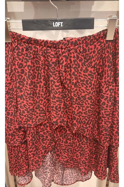Loft Women's Red Skirt Lf 2022735