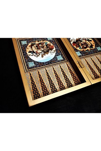 hediyeconcepti Special Old Age Antique Hatem Backgammon
