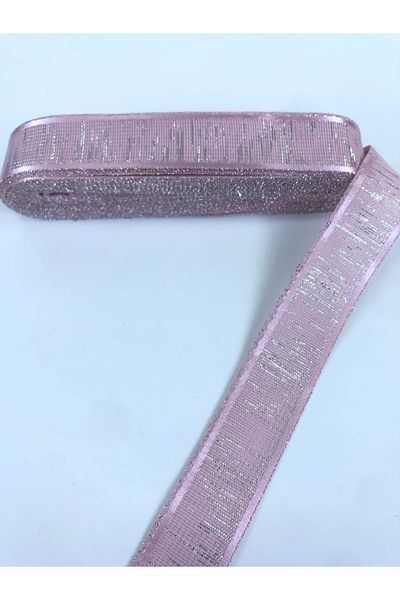 Hobigram Powder Silver Glitter Party Ribbon Η τιμή είναι για 1 μέτρο – Κορδέλα, Κομψό Σχέδιο, Γυναικείο Αξεσουάρ