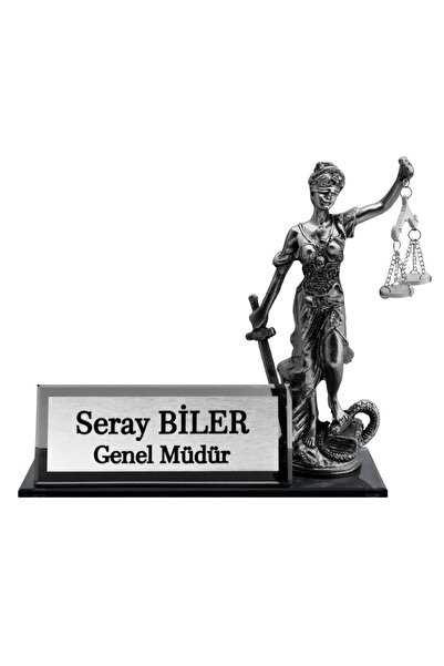 Spike Concept Cam Masaüstü Isimlik - Themis Isimlik – Masalık - Isimlik - Kri...