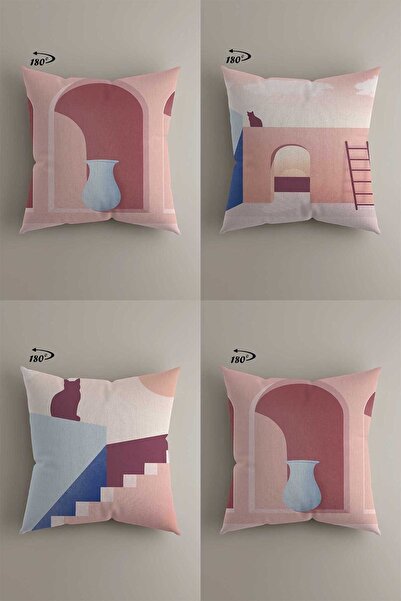 LadiesHome Husă de pernă decorativă cu design decorativ modern, imprimată dig...