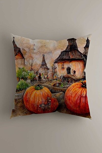 LadiesHome Husă decorativă pentru pernă decorativă digitală cu două fețe, cu ...