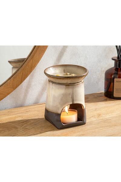 English Home Eva Buhurdanlık 10x10x13 Cm Kahve