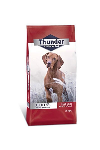 Thunder Kuzu Etli Pirinçli Yetişkin Köpek Maması 15 Kg